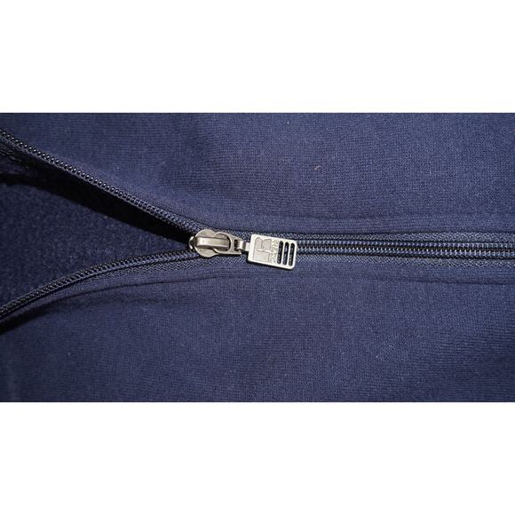 Vintage Russell Athletic USA Navy Zip Fleece Vest Size - Picture 2 of 12